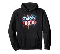 Totally 80s Paint Splatter Retro Throwback Hommes Femmes Enfants Sweat à Capuche