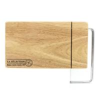 Totally Addict KD3161 Coupe fromage foie gras terrine beurre Planche lyre intégrée La Sélection Brasserie Bois et inox Beige et