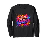 Totally Costume de fête rétro années 80 Manche Longue