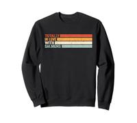 Totally in Love with Salmons rétro pour homme Fisherman Sweatshirt