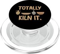 Totally Kiln it Pots en Argile en céramique Amusants PopSockets PopGrip pour MagSafe
