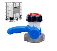 Tote Adapter Valve, Coarse Thread Connector, Fittings with Silicone Gasket, Replacement Water Tanks, 5.16x2.44 inches, Tool for Beginners and Professionals in Outdoor Use