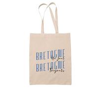 Tote Bag 100% bretagne | Bag | Idée Sac Tote Bag Cadeau Anniversaire Fête Original Famille Travail Départ Collègue Retraite
