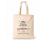 Tote bag beige Dresseuse de chevaux préférée Sac shopping réutilisable