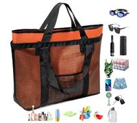 Tote Bag De Plage | Pliable Léger Et Capacité - Sac Bandoulière Piscine Et Tote De - Vacances Excursion Lac et Rivière Croisière Camping Pique-Nique en Plein air