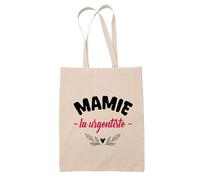 Tote Bag d'une Mamie la urgentiste - Sac - Idée Tote Bag Personnalisable Cadeau Anniversaire Fête Original Famille Travail Départ Collègue Retraite Noël.