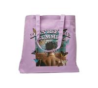 Mister Tee Cabas 'Days Before Summer' turquoise / marron / violet / noir, Taille One Size