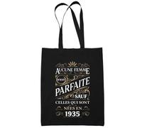 Tote Bag - Femme - 1935 - Coton Bio - 10L - Personnalisable