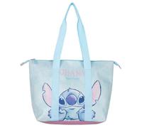 ARTESANÍA CERDÁ – Sac de plage Stitch – Bleu et rose – en polyester – Fabriqué en Espagne