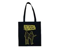 Tote Bag Jacques Dutronc et Dutronc Couleur noire Print jaune