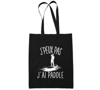 Tote Bag - Je peux pas - Noir - Coton biologique - 10L - Éco-responsable