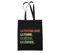 Tote bag La psychologue Déesse Légende Vintage | Idée Cadeau Sac cabas Bandoulière, Sac de Plage, Sac à Main Femme | Imprimé en France