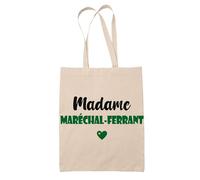 Tote Bag Madame Maréchal-ferrant - Bag - Idée Tote Bag Personnalisable Cadeau Anniversaire Cuisine Jardinage Fête Original Famille Travail Départ Collègue Retraite (Vert)