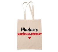 Tote Bag Madame Maréchal-ferrant - Bag - Idée Tote Bag Personnalisable Cadeau Anniversaire Cuisine Jardinage Fête Original Famille Travail Départ Collègue Retraite (Rouge)