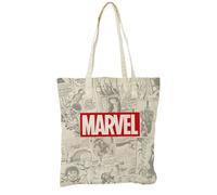 Tote bag - MARVEL - Beige - Mixte - Durable - A4 compatible