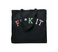 Tote bag Mister Tee Fuck It Oversize Noir TU