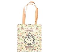Tote Bag Mme Princesse en polyester motif floral collection MONSIEUR MADAME multicolore
