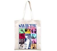 Tote Bag Personnalisé Chanteurs en Toile, T-S Cabas Fourre-Tout pour Femmes et Filles, Transport Réutilisable pour L'école, Voyages, Travail, Cadeaux d'Anniversaire et Noël pour Fans