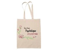 Tote Bag - Psychologue d'Exception - Coton Recyclé - 10L - Éco-Responsable - Personnalisable