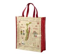 Tote bag routes des vins Winkler Beige 40x35x14 cm