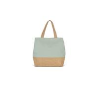 Tote bag toile de coton et jute Kimood - sage/natural - TU
