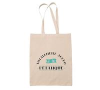 Tote Bag Totalement accro à la pétanque | Bag | Idée Sac Tote Bag Cadeau Anniversaire Fête Original Famille Travail Départ Collègue Retraite