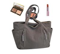 Tote Bam Carmuruoy - Élégant sac en toile de Carryall, Spacieux fourre-tout de voyage pour épaules | Grands sacs à zones de velours côtelé, sacs à bandoulière de voyage multifonctionnel pour femmes en