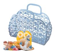 Tote de gelée - sacs de gelée lumineuse en tout-bas-bain de la plage des filles, sac de plage imperméable Sac de baignade pour femmes - grande capacité d'épicerie en velours côtelé pour les plages de