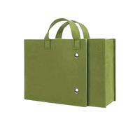 Tote Pour Ordinateur Portable Sacoche En Feutre Vert Repliable