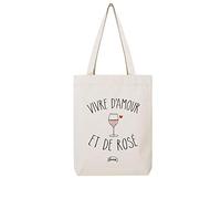 Totebag Vivre d'amour Et De Rose