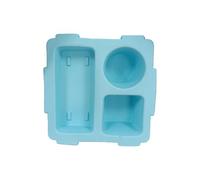 Toted Toppers Plateau accessoire pour sac de plage, organiseur de table étanche, couvercle avec porte-gobelet, collations, porte-gobelet pour téléphone portable, porte-gobelet supérieur, plateau