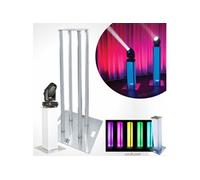 Totem 100cm alu pour jeu de lumière lyre - structure alu dj idéal portique pied pont d'éclairage - pa dj sono - bar club discothèque