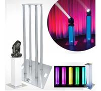 TOTEM 150CM ALU pour jeu de Lumière Lyre - Structure alu dj idéal portique pied pont d'éclairage - PA DJ SONO - BAR CLUB DISCOTHÈQUE