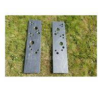 Totem ardoise 120 cm - bullettes - pack de 2