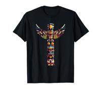 Totem de la tribu indienne de la fierté amérindienne T-Shirt