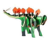 Totem dinosaure - stégosaurus - 12x18x4 cm - puzzle 3D - 26 pièces - Multicolore G