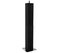 Totem extensible - PLUGGER - TOT 200-R BK - Noir - Hauteur réglable 106-195 cm (8 niveaux) - Adaptateurs embases 35 mm