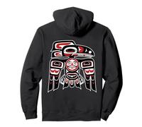 Totem Haida Raven, fierté autochtone Sweat à Capuche