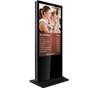 totem indoor non tactile KIMEX 161-5502 double face 55'', FULL HD, 500 cd, 24h/7j, Indoor Noir G