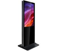 totem indoor tactile KIMEX 161-4302T double face 43'', FULL HD, 500 cd, 24h/7j, Indoor, Tactile Noir G