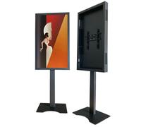 Totem intérieur OMB 09231OM55 - Support robuste pour Samsung OM55 (Fixation par boulon, VESA 400x400)