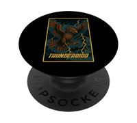 Totem légendaire Oiseau Indien Folklore Vintage PopSockets PopGrip Adhésif