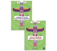Mathématiques Ce2 Numération Et Géométrie Totem - 2 Volumes : Nombres Et Calculs / Résolution De Problèmes - Espace Et Géométrie / Grandeurs Et Mesures