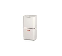 Totem Max Poubelle et bac de recyclage 60 litres Pierre