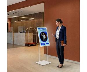 Totem Signalétique Sans Fil avec Ecran Samsung 32"