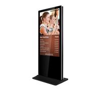 Totem vidéo double face 55'', FULL HD, 500 cd, 24h/7j, Indoor, Tactile