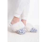 Totes Chaussons mules en maille Totes Toasties Ladies Fair Isle