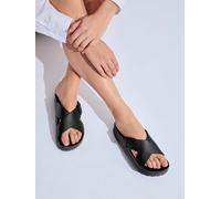 Totes Claquettes Totes Solbounce femme à boucle croisée sur le devant