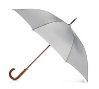 Totes Eco Parapluie à ouverture automatique avec poignée en bois, olive, taille unique