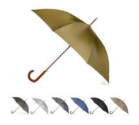 totes Eco Parapluie avec poignée en bois Ouverture automatique Gris Taille unique